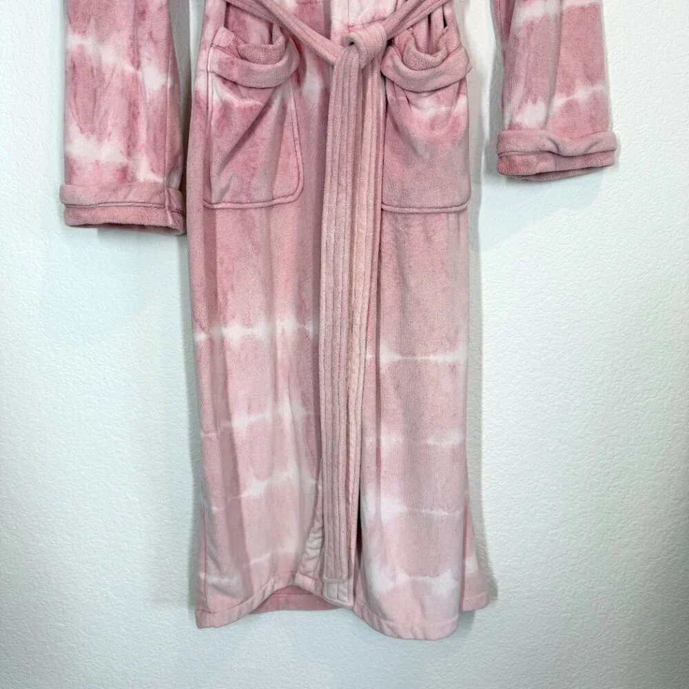 Vintage Y2K Pink Robe Skulls Medium Rhinestones Bling Rare Whimsigoth